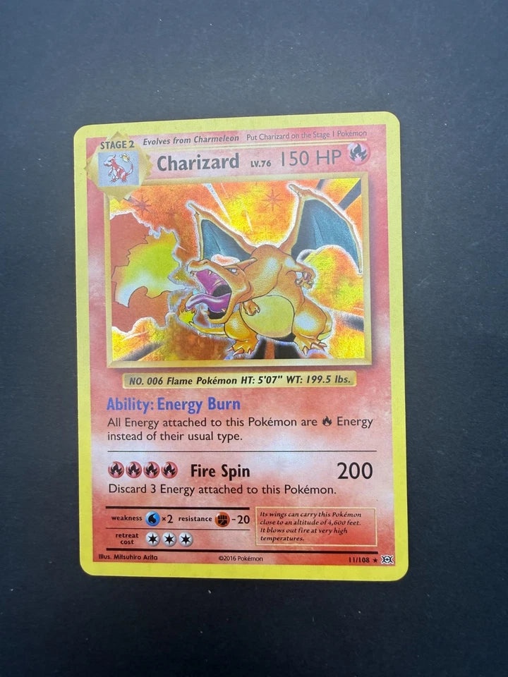 Charizard Holo Rare XY - Evolutions 11/108 LP