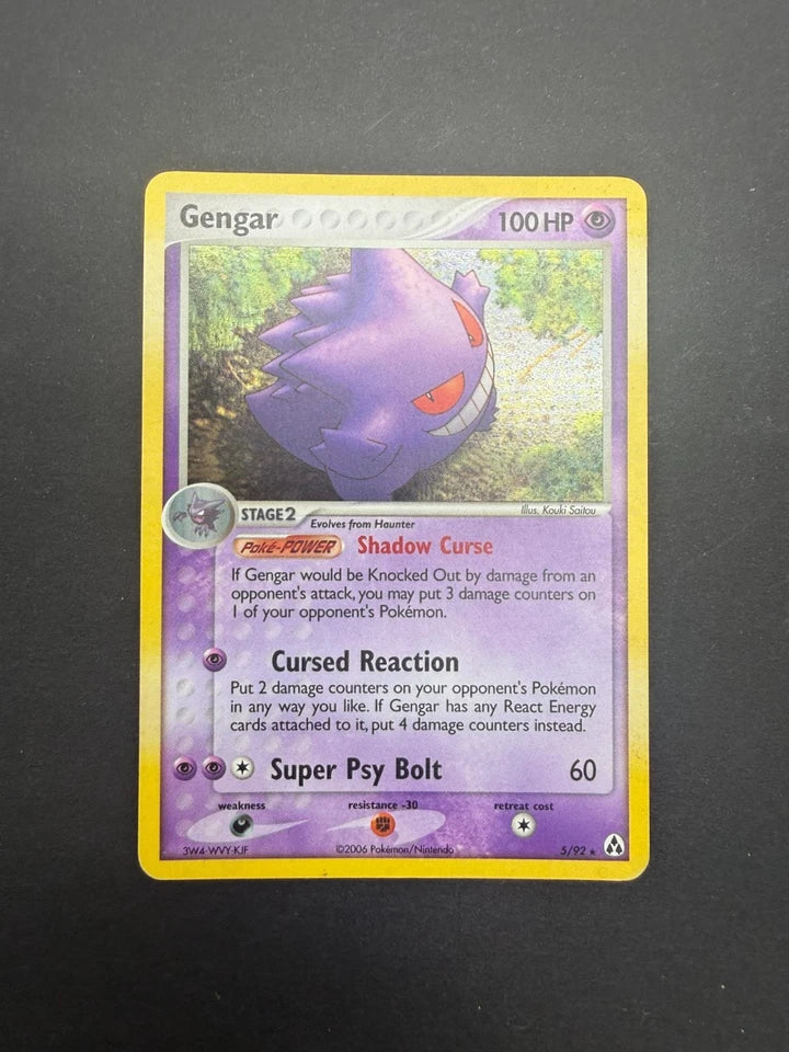 Gengar 5/92 Pokemon Legend Maker HOLO MP