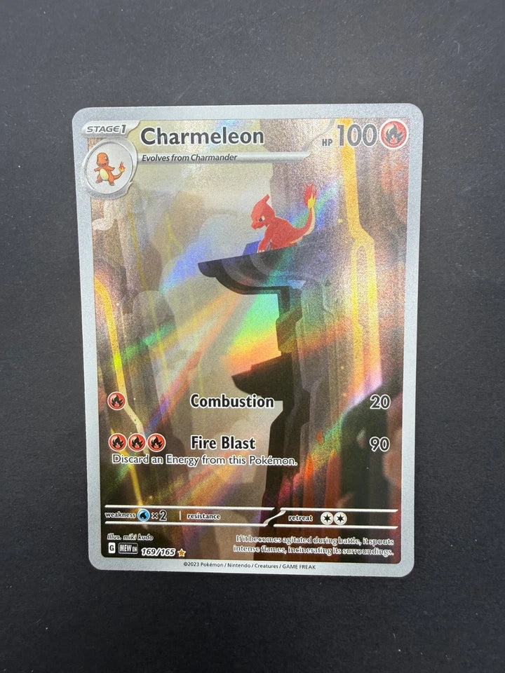 Charmeleon Holo Pokemon Card 169/165 Scarlet & Violet NM