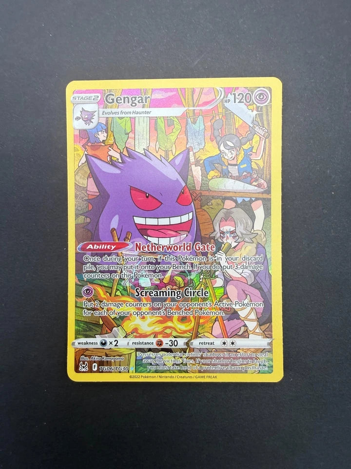 Pokémon TCG Gengar TG06/TG30 Full Art Trainer Gallery Lost Origin NM