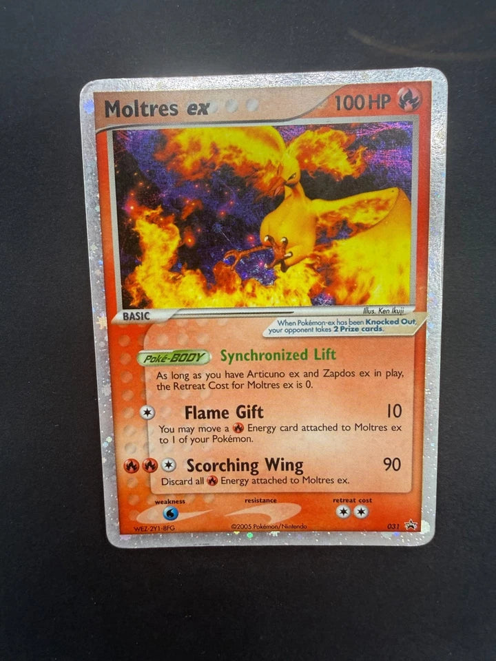 Pokemon Card Moltres ex 031 Black Star Nintendo Promo Holo Rare LP/MP
